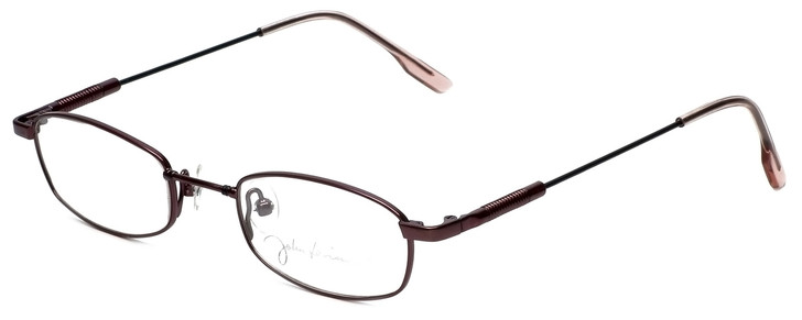 John Lennon Designer Reading Glasses JLC102-Burgundy in Burgundy 47mm