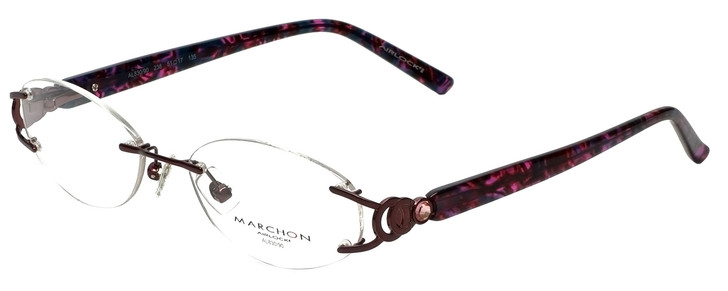 Marchon Designer Eyeglasses Airlock 830-238 in Berry 51mm :: Rx Bi-Focal