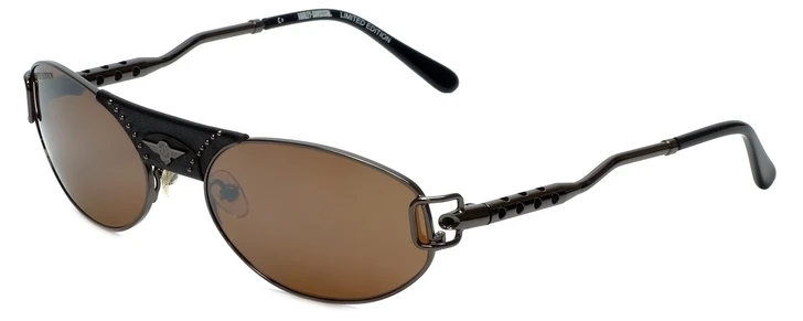Harley-Davidson Designer Sunglasses HDX2013L in Gunmetal with Amber Lens