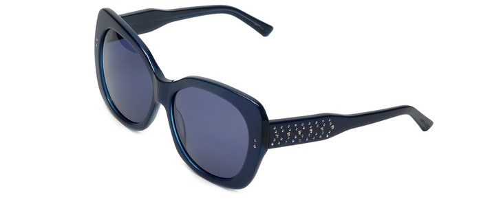 Judith Leiber Designer Sunglasses JL5022-05 in Sapphire in Grey Lens