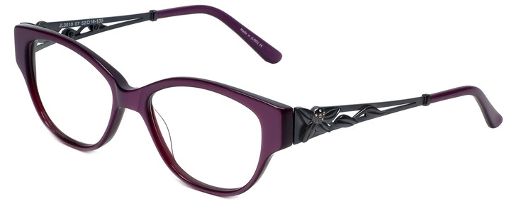 Judith Leiber Designer Eyeglasses JL3010-07 in Amethyst 52mm :: Progressive