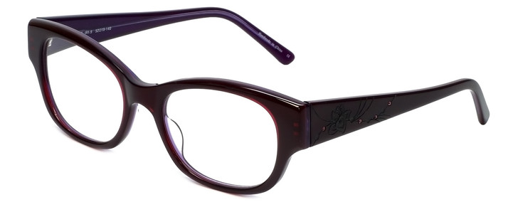Judith Leiber Designer Eyeglasses JL3011-07 in Amethyst 52mm :: Rx Bi-Focal