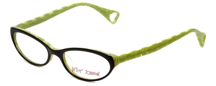 Betsey Johnson Designer Eyeglasses Oxford-Street BJ079-28 in Espresso 52mm :: Custom Left & Right Lens
