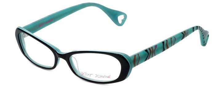 Betsey Johnson Designer Eyeglasses Untamed BJ085-01 in Black 52mm :: Custom Left & Right Lens