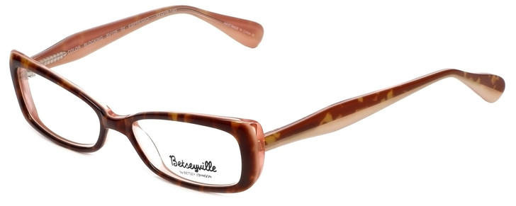Betsey Johnson Designer Eyeglasses Betseyville BV105-02 in Espresso 52mm :: Rx Single Vision