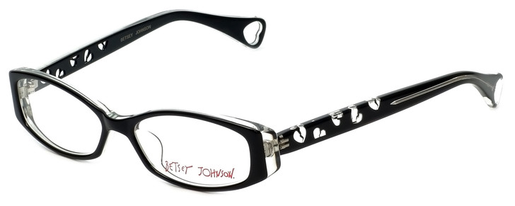 Betsey Johnson Designer Reading Glasses Show-Stopper BJ050-01 in Black 51mm