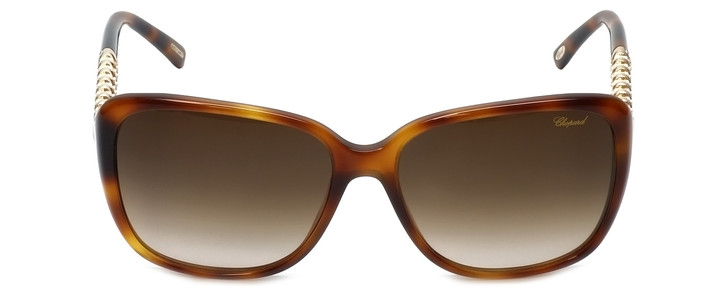 Chopard Designer Sunglasses SCH184S-0752 in Horn with Brown-Gradient Lens