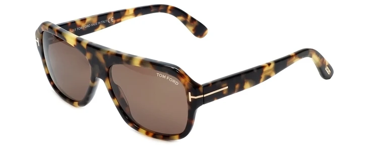 Tom Ford Designer Sunglasses Omar TF465-56J in Tortoise with Brown Lens 59mm
