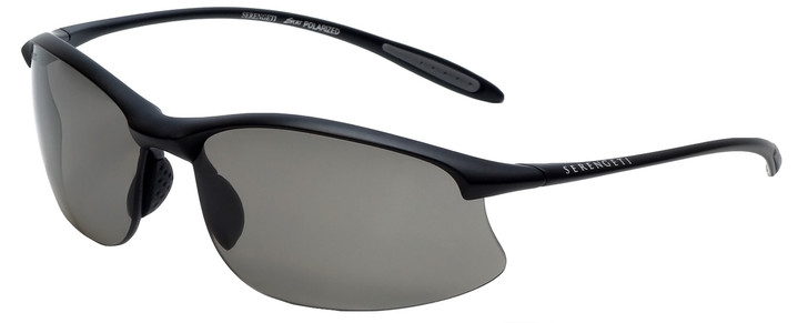 Serengeti Sunglasses Maestrale in Satin-Black & Polarized Grey CPG Lens