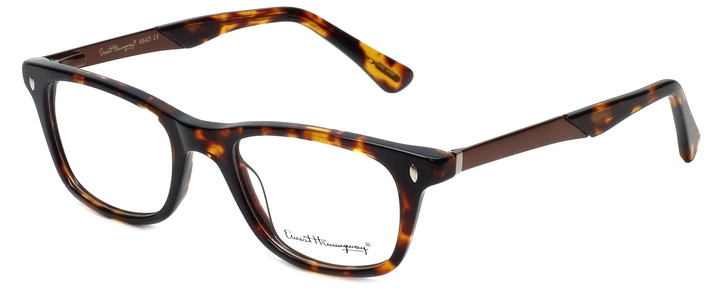 Ernest Hemingway Designer Eyeglasses H4643 in Tortoise 49mm :: Custom Left & Right Lens