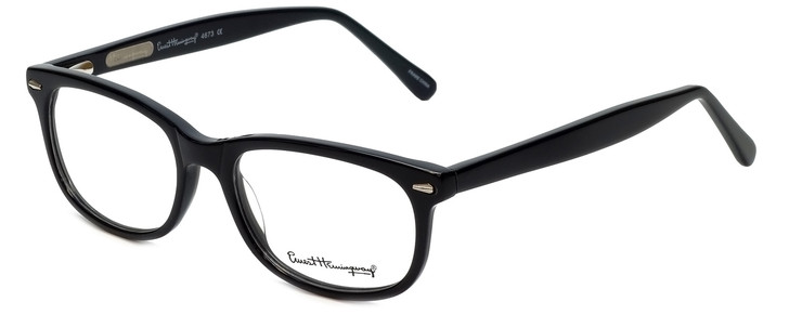 Ernest Hemingway Designer Eyeglasses H4673 in Black 52mm :: Rx Single Vision