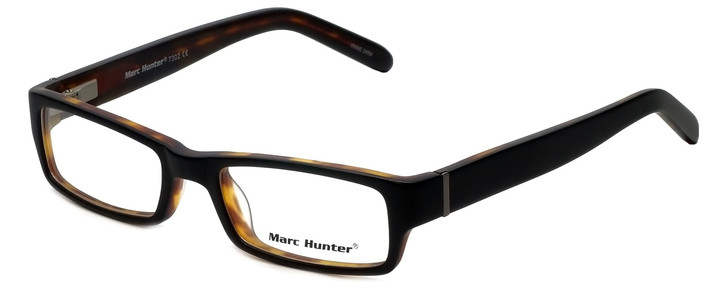 Marc Hunter Designer Eyeglasses MH7302-BKT in Matte Black/Tortoise 45mm :: Progressive