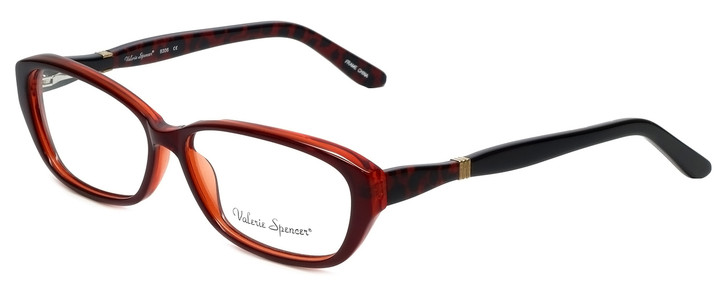 Valerie Spencer Designer Eyeglasses VS9306-BUR in Burgundy 54mm :: Progressive