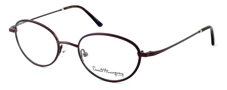 Ernest Hemingway Designer Eyeglasses H4637 in Brown 49mm :: Custom Left & Right Lens