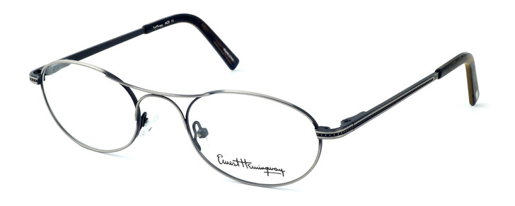 Ernest Hemingway Designer Eyeglasses H4628 in Gunmetal 49mm :: Rx Single Vision