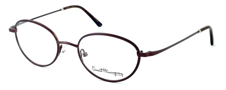 Ernest Hemingway Designer Eyeglasses H4637 in Brown 49mm :: Rx Bi-Focal
