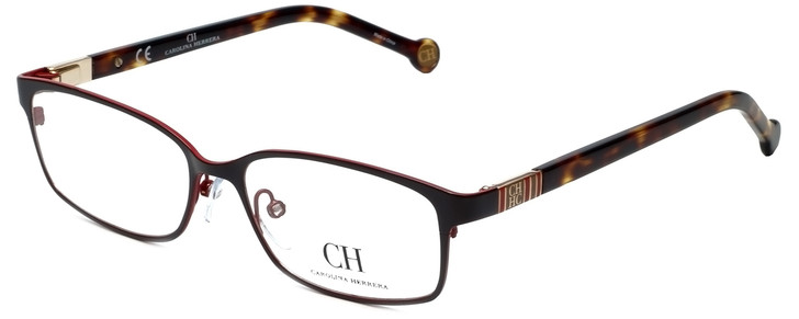 Carolina Herrera Designer Eyeglasses VHE065-0483 in Brown 53mm :: Progressive