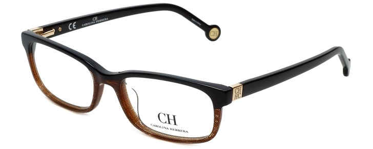 Carolina Herrera Designer Eyeglasses VHE625-0D84 in Brown 53mm :: Rx Bi-Focal