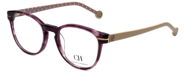 Carolina Herrera Designer Eyeglasses VHE675-06XD in Crystal Violet 50mm :: Rx Bi-Focal