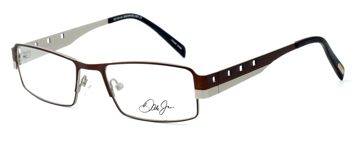 Dale Earnhardt, Jr. Designer Eyeglasses DJ6707 in Brown-Silver 52mm :: Rx Bi-Focal