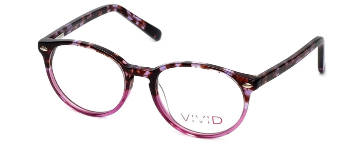 Calabria Vivid Designer Reading Glasses 822 Demi-Lilac Tortoise Purple Crystal