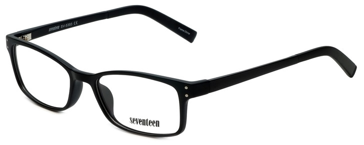 Seventeen Designer Eyeglasses SV5393-MBK in Matte Black 51mm :: Progressive