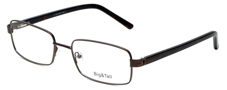 Big and Tall Designer Eyeglasses Big-And-Tall-1-Brown in Brown 60mm :: Rx Single Vision