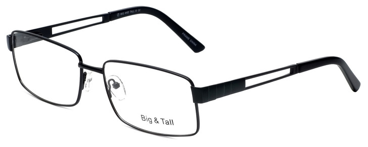 Big and Tall Designer Eyeglasses Big-And-Tall-6-Shiny-Black in Shiny Black 61mm :: Rx Single Vision