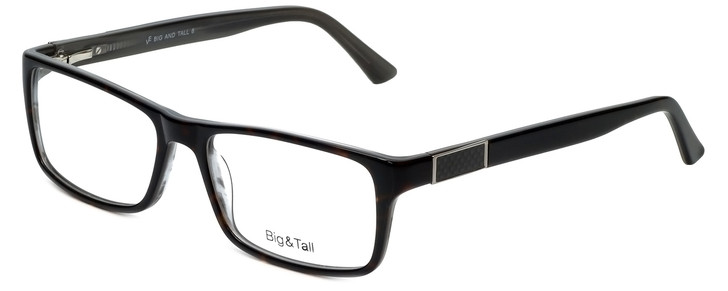 Big and Tall Designer Eyeglasses Big-And-Tall-8-Demi-Grey in Demi Grey 59mm :: Progressive