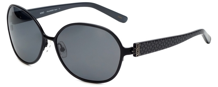XOXO Authentic Designer Polarized Women's Sunglasses Capri in Black Grey 59 mm