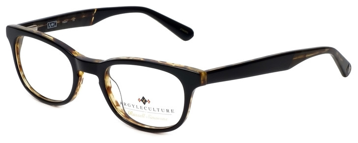 Argyleculture Designer Eyeglasses Paxton in Black 50mm :: Rx Single Vision