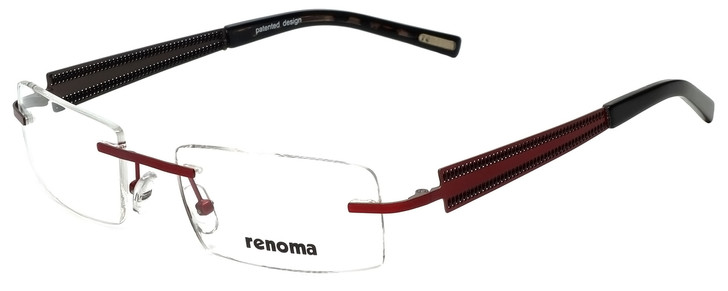 Renoma Designer Eyeglasses R1008-3510 in Red 52mm :: Rx Bi-Focal