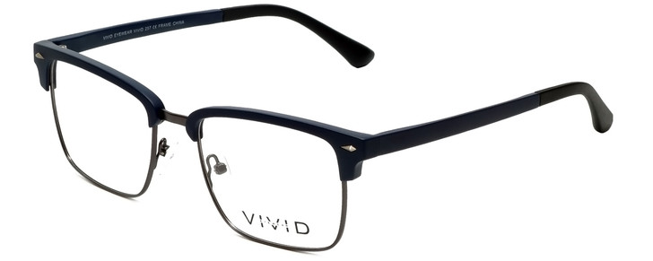 Calabria Viv Designer Reading Glasses Vivid-257 Navy Blue 52mm 21 Power Choices