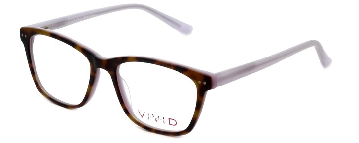 Vivid Designer Eyeglasses Vivid-878 in Tortoise-Purple 51mm :: Custom Left & Right Lens