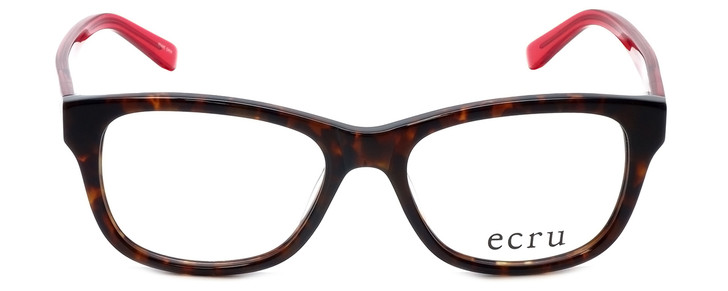 Ecru Designer Eyeglasses Morrison-051 in Tortoise-Red 51mm :: Rx Bi-Focal