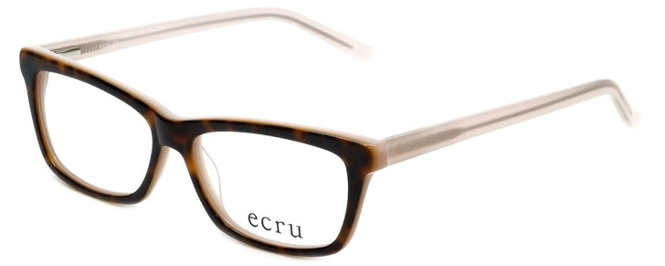 Ecru Designer Eyeglasses Springfield-019 in Tortoise-Pink 53mm :: Rx Single Vision