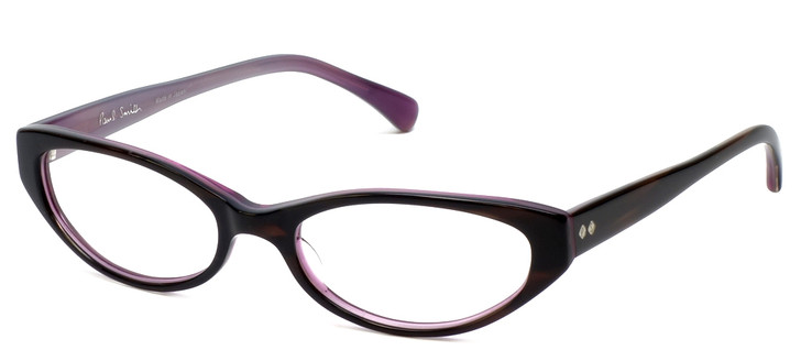 Paul Smith Designer Reading Glasses SYD-BHPL in Black Horn Purple 51mm