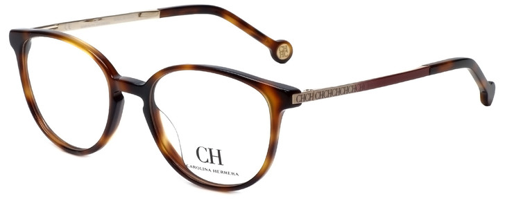 Carolina Herrera Designer Eyeglasses VHE759K-0752 in Tortoise 50mm :: Custom Left & Right Lens