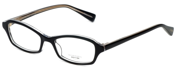 Oliver Peoples Designer Reading Glasses Cylia BKCRY in Black Crystal 45mm