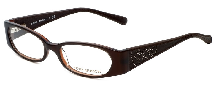 Tory Burch Designer Eyeglasses TY2011Q-513 in Brown 50mm :: Rx Single Vision