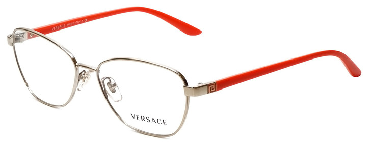 Versace Designer Eyeglasses 1221-1252-52 in Pale Gold/Orange 52mm :: Rx Bi-Focal