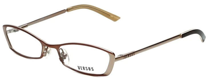 Versus by Versace Designer Eyeglasses 7048-1045 in Brown 50mm :: Custom Left & Right Lens