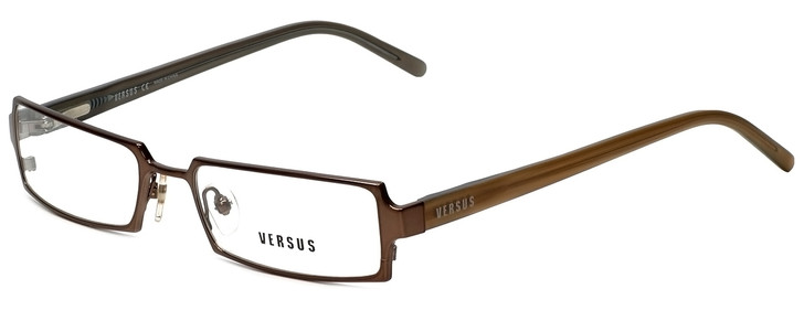 Versus by Versace Designer Eyeglasses 7046-1006 in Brown 51mm :: Progressive