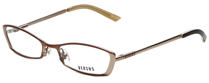 Versus by Versace Designer Eyeglasses 7048-1045 in Brown 50mm :: Progressive