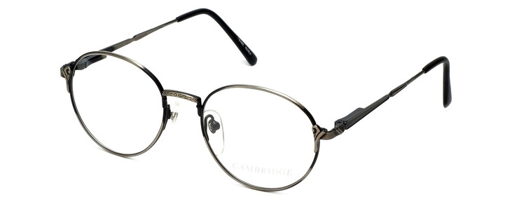 Fashion Optical Designer Reading Glasses Cambridge in Antique Silver 52mm