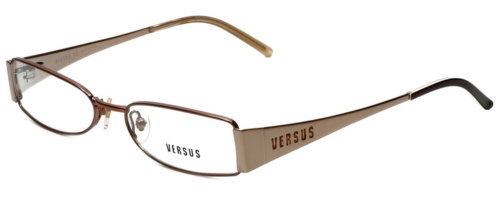 Versus by Versace Designer Eyeglasses 7055-1045-52 in Brown 52mm :: Progressive