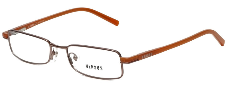 Versus by Versace Designer Eyeglasses 7061-1045 in Brown 50mm :: Progressive