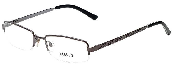 Versus by Versace Designer Eyeglasses 7056-1001 in Gunmetal 50mm :: Rx Bi-Focal