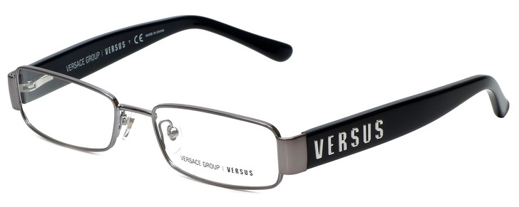 Versus by Versace Designer Eyeglasses 7083-1001 in Black 51mm :: Custom Left & Right Lens