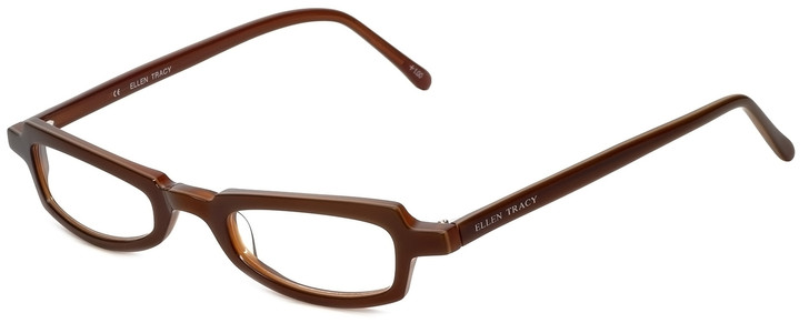 Ellen Tracy Designer Eyeglasses ET3011-BRN in Brown 47mm :: Rx Single Vision